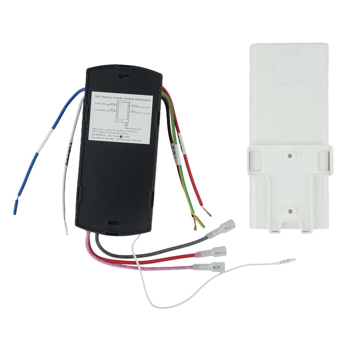 Ceiling Fan Remote Receiver With 6 Speed Options And Easy-Installat