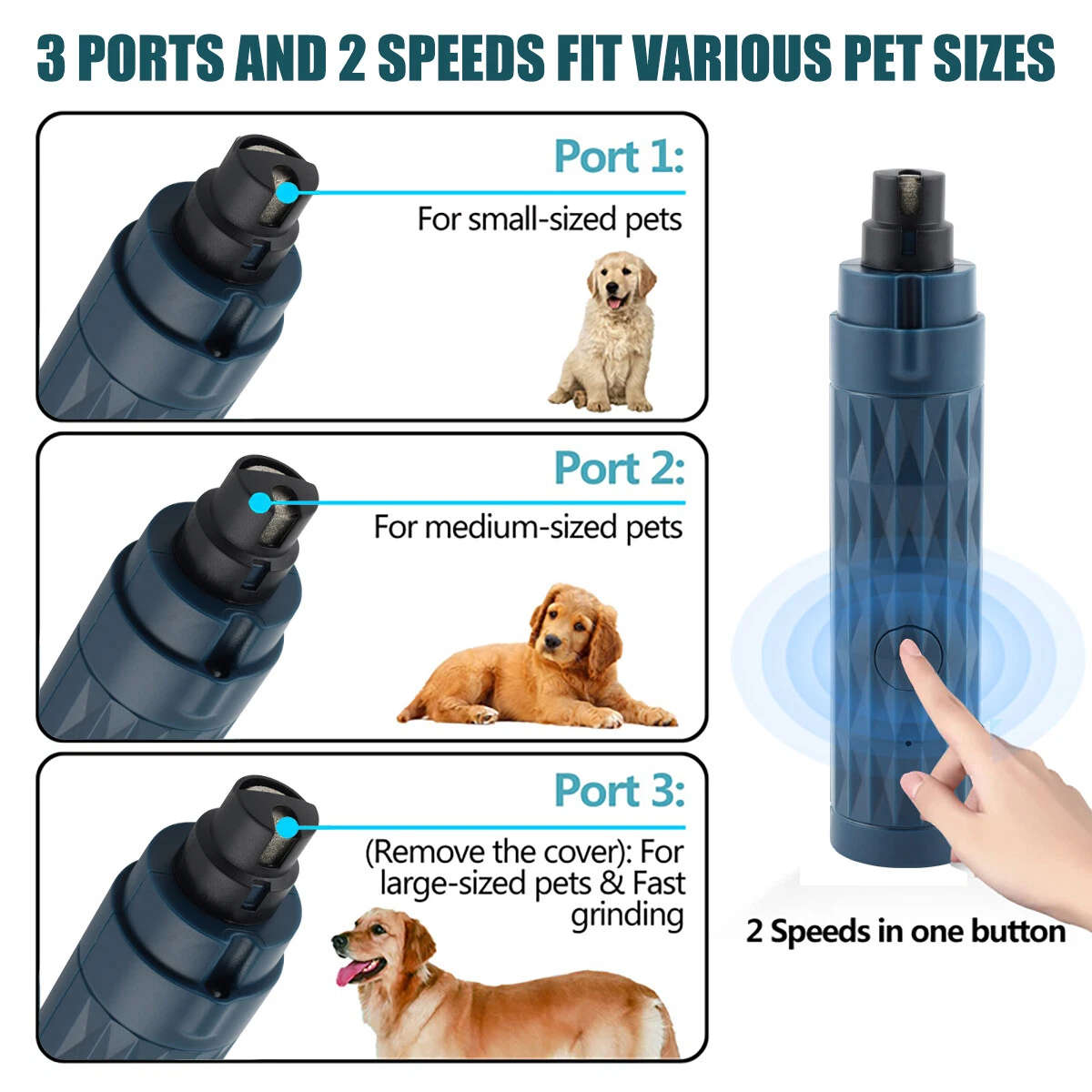 Electric Pet Nail Grinder for Pets