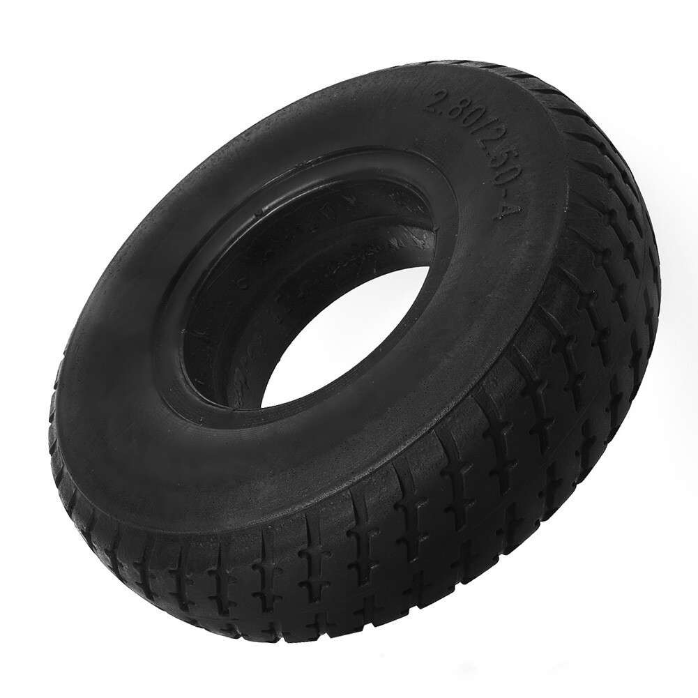 2.80/2.50-4 Black Solid Mobility Scooter Solid Tyre Electric Wheelchair Tires