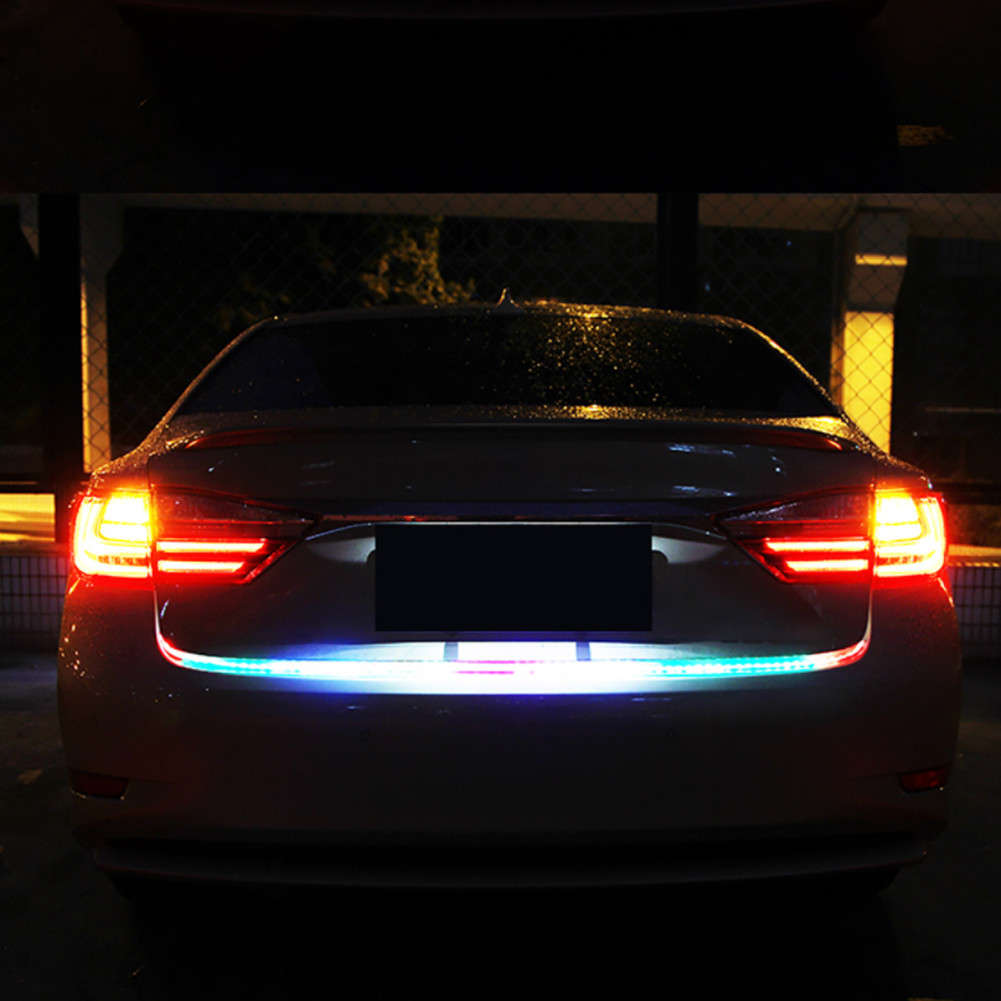 Tailgate Car Trunk LED Strip Tail Light Running Rear Brake Reverse Turn Signal Lamp