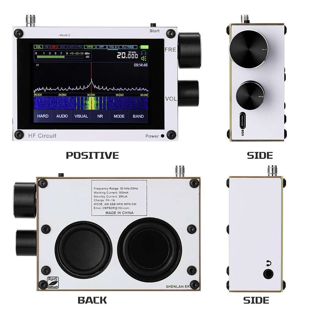 1.10D 50kHz-2GHz Receiver HAM For DSP Receiver Radio