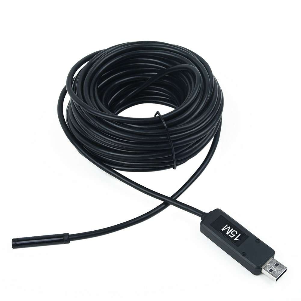 50 FT Pipe Inspection Camera USB Endoscope Video Sewer Drain-Cleaner,Water-proof
