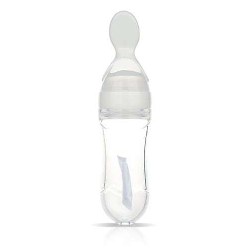 Baby Silicone Squeeze Feeding Bottle