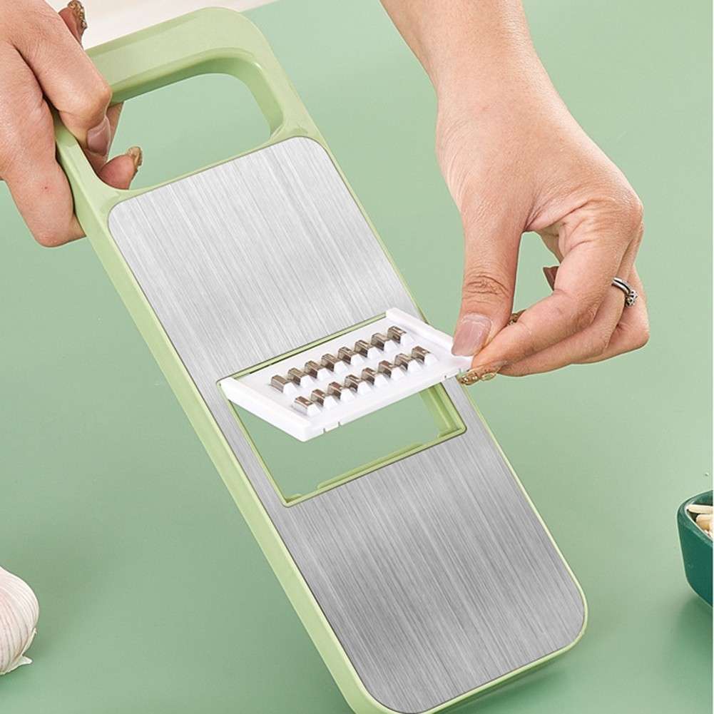 5 In 1 Vegetable Cutter Manual Kitchen Vegetable Slicer Graters Stainless Steel