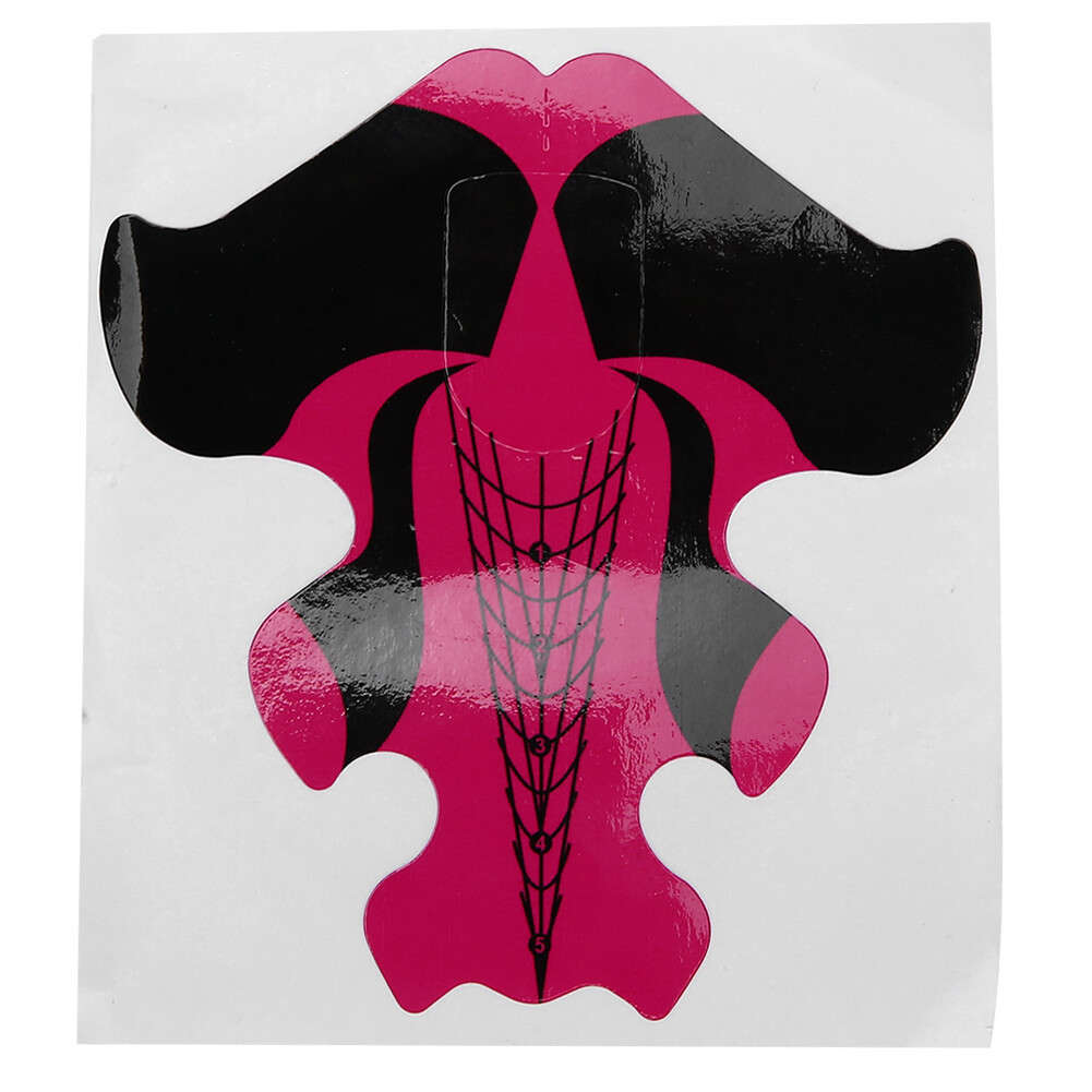 Nail Gel Forms Goldfish Shape Self Adhesive Nail Art Extension Sticker For W CHW