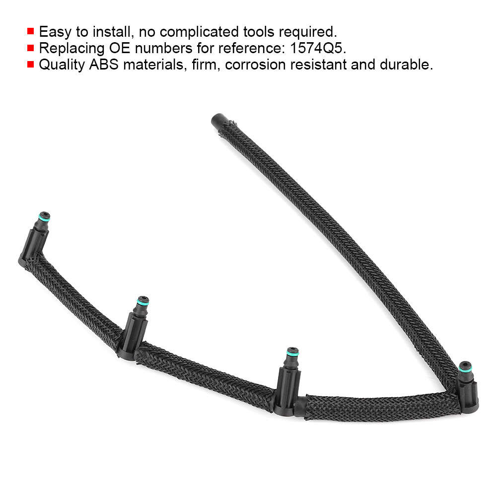Car Auto Leak Off / Return Fuel Pipe Line 1574 Replacement Parts For
