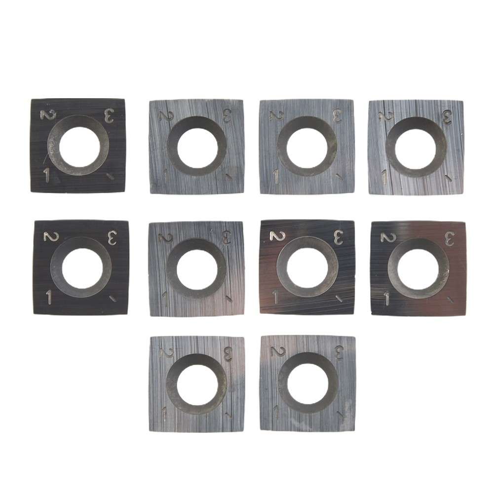 10 Pcs/box 15x15x2.5mm-R150-4R0.5 Square Carbide Cutter Inserts Replacement