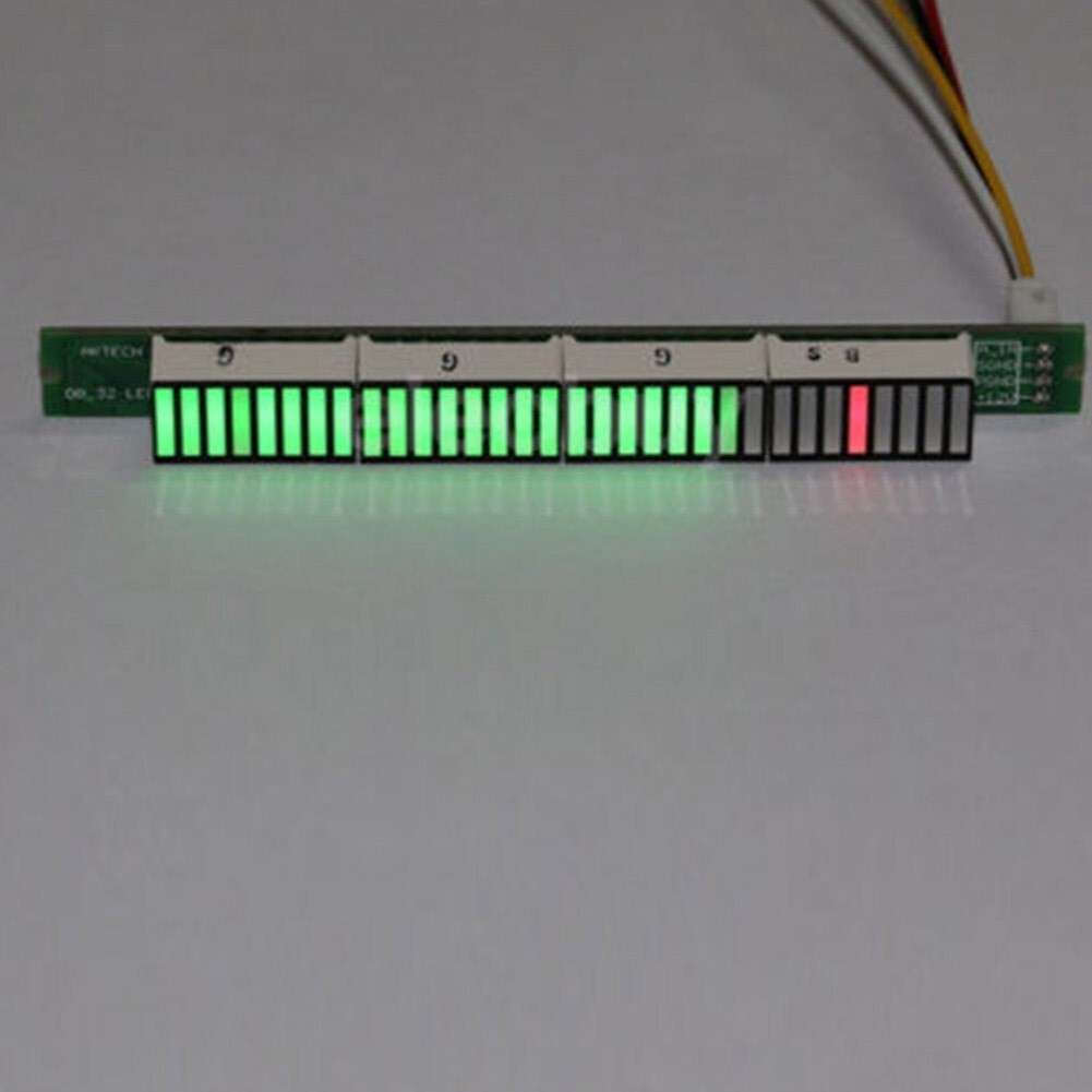 Accurate Level Measurement 32 LED Bars Level Indicator VU Meter For Music Sound