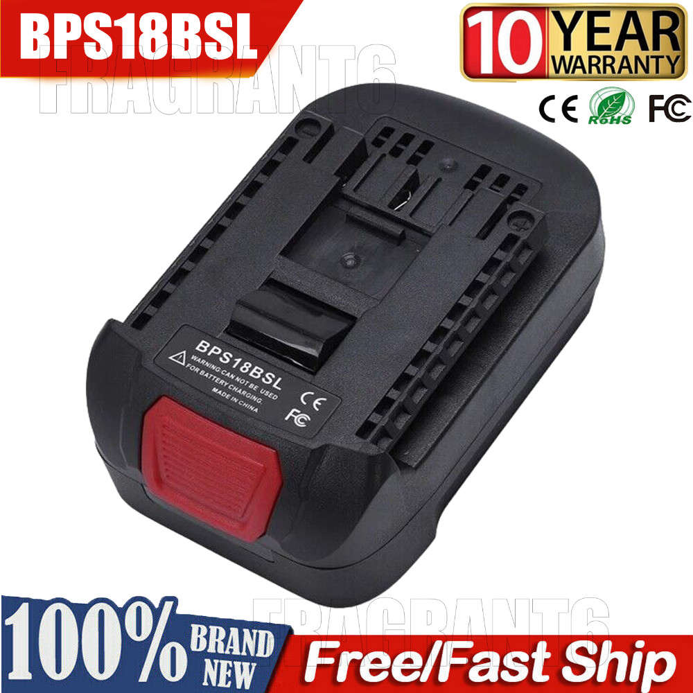 BPS18BSL Battery Adapter for Black&Decker 20V convent To For Bosch 18V Tools