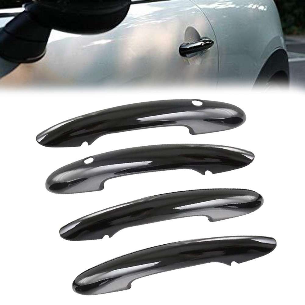 4 Piece Set Door Handle Covers For MINI For Cooper F55 F60 Gloss-Black