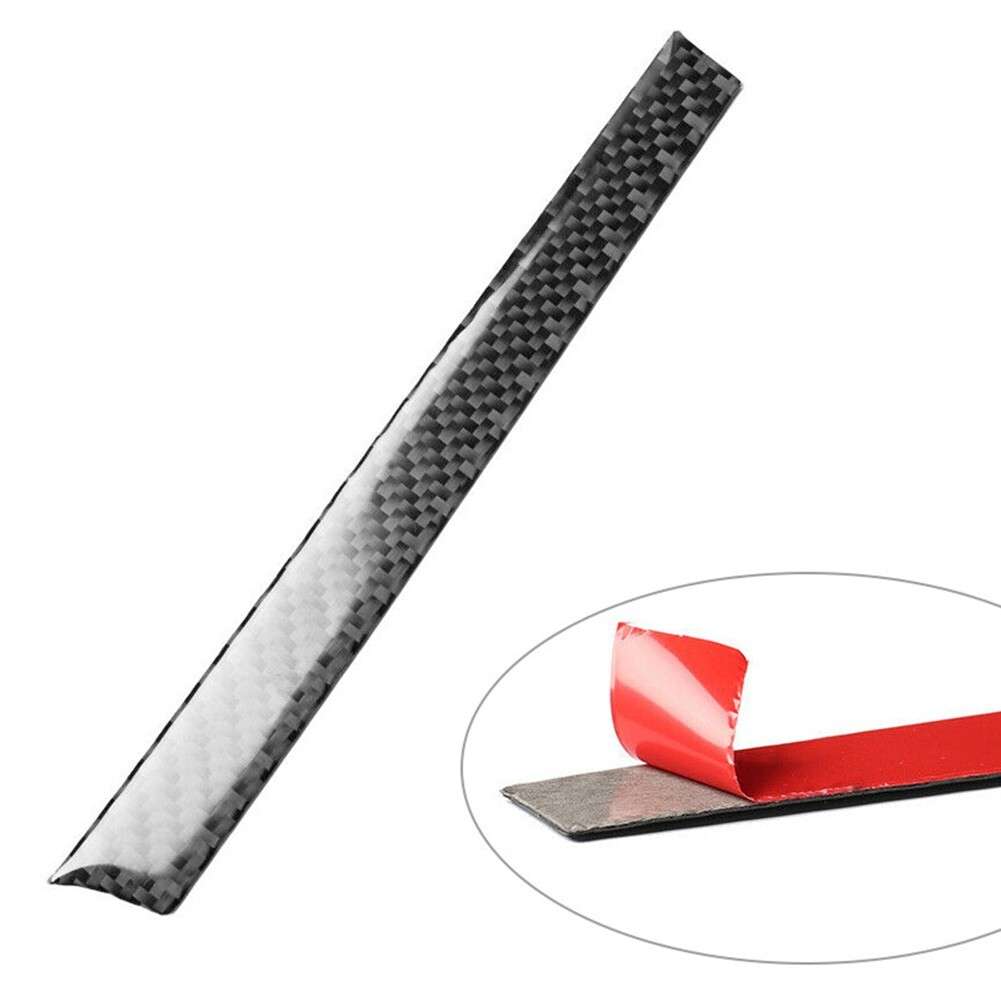 3pcs Carbon Fiber Style Console Panel Trim Cover For Alfa For Romeo For Giulia