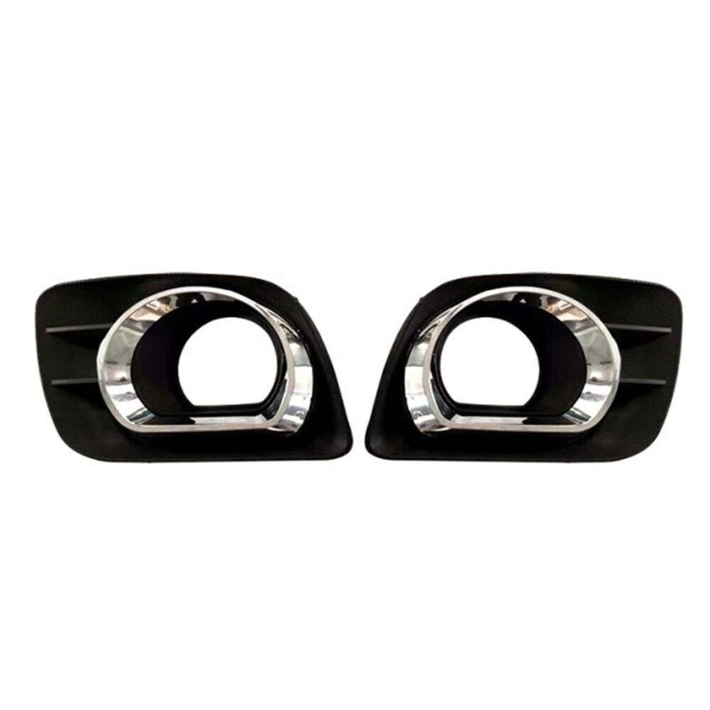 1 Pair Front Bumper Fog Light Cover Trim Fits For Pontiac Vibe 2009 2010 2011