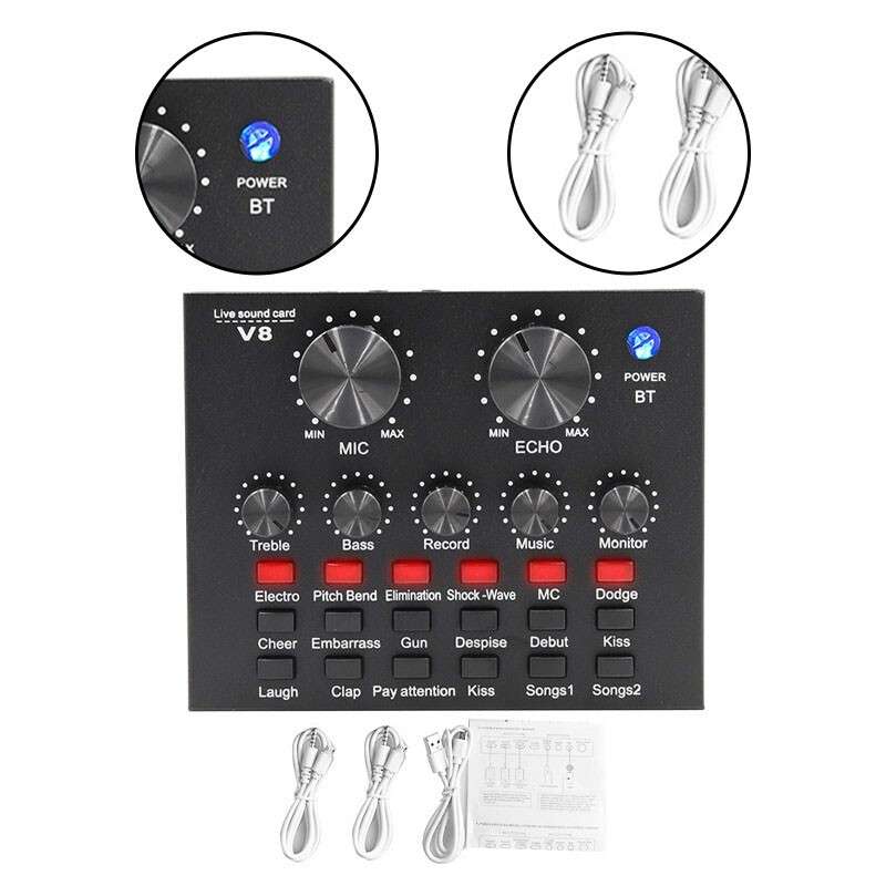 Essential Equipment V8 External Audio Device Compatible With Many Uses