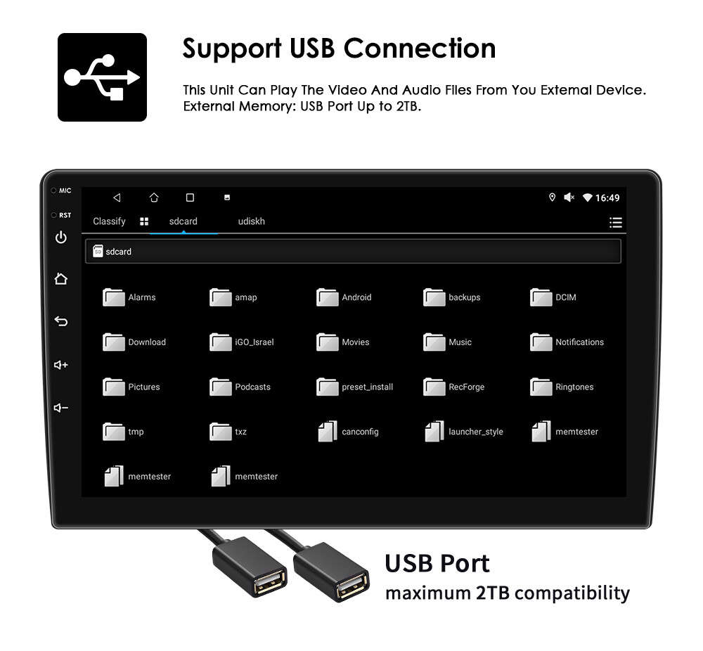 10" Android13 Car Carplay Stereo Radio GPS Player For Honda Accord 9th 2013-2017