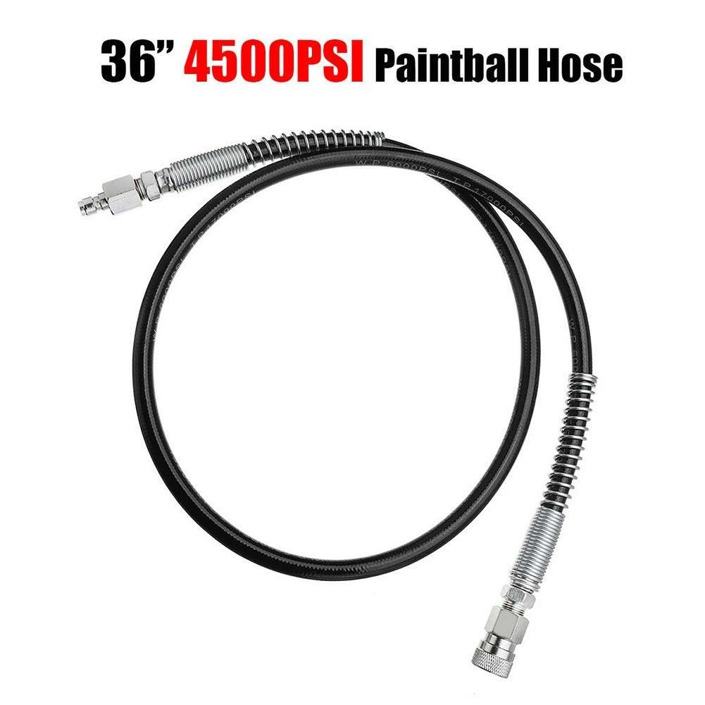 36'' Braided Hose With Quick Release For 4500 PSI For HPA SCUBA PCP Tank Fill