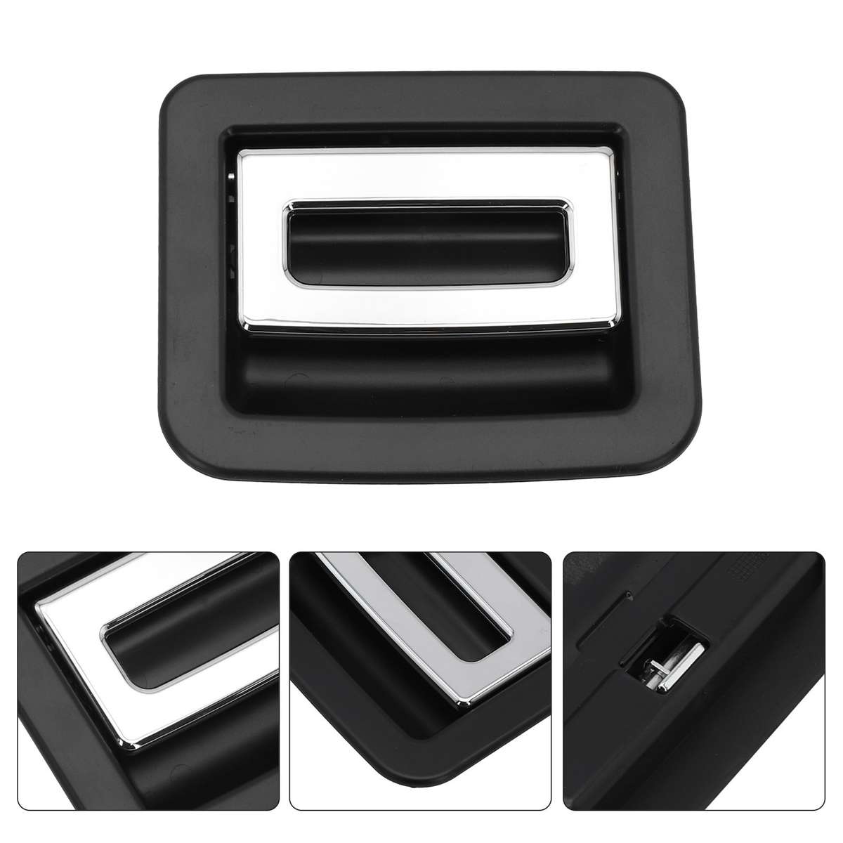 Custom Made For For Cayenne Black Spare Tire Trunk Floor Handle Cover