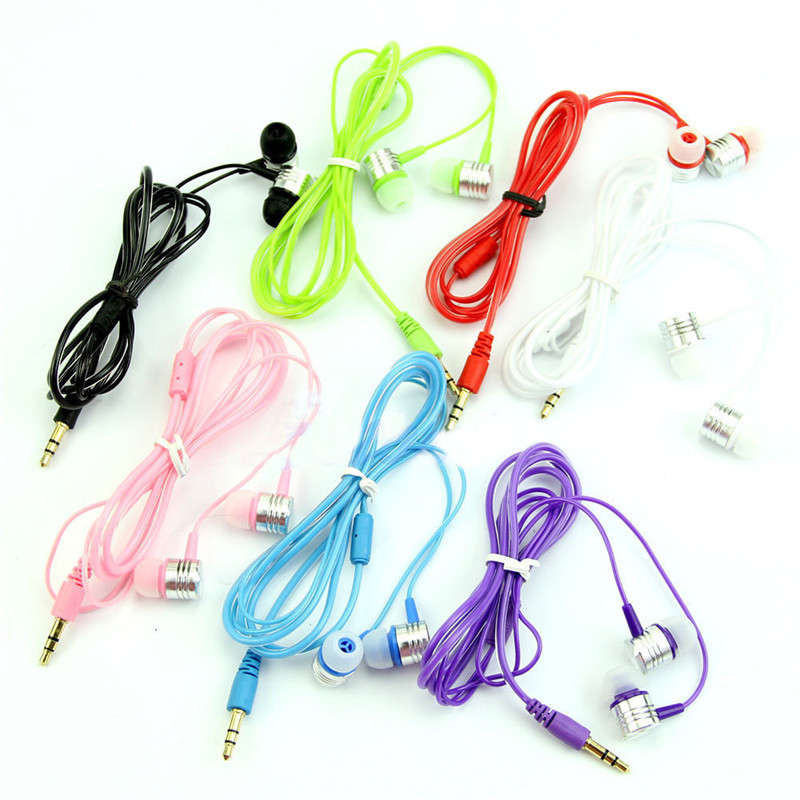 FREE SHIPPING -3.5mm In-ear Stereo Earbuds Headphone Earphone Headset for Samsung iPhone iPod