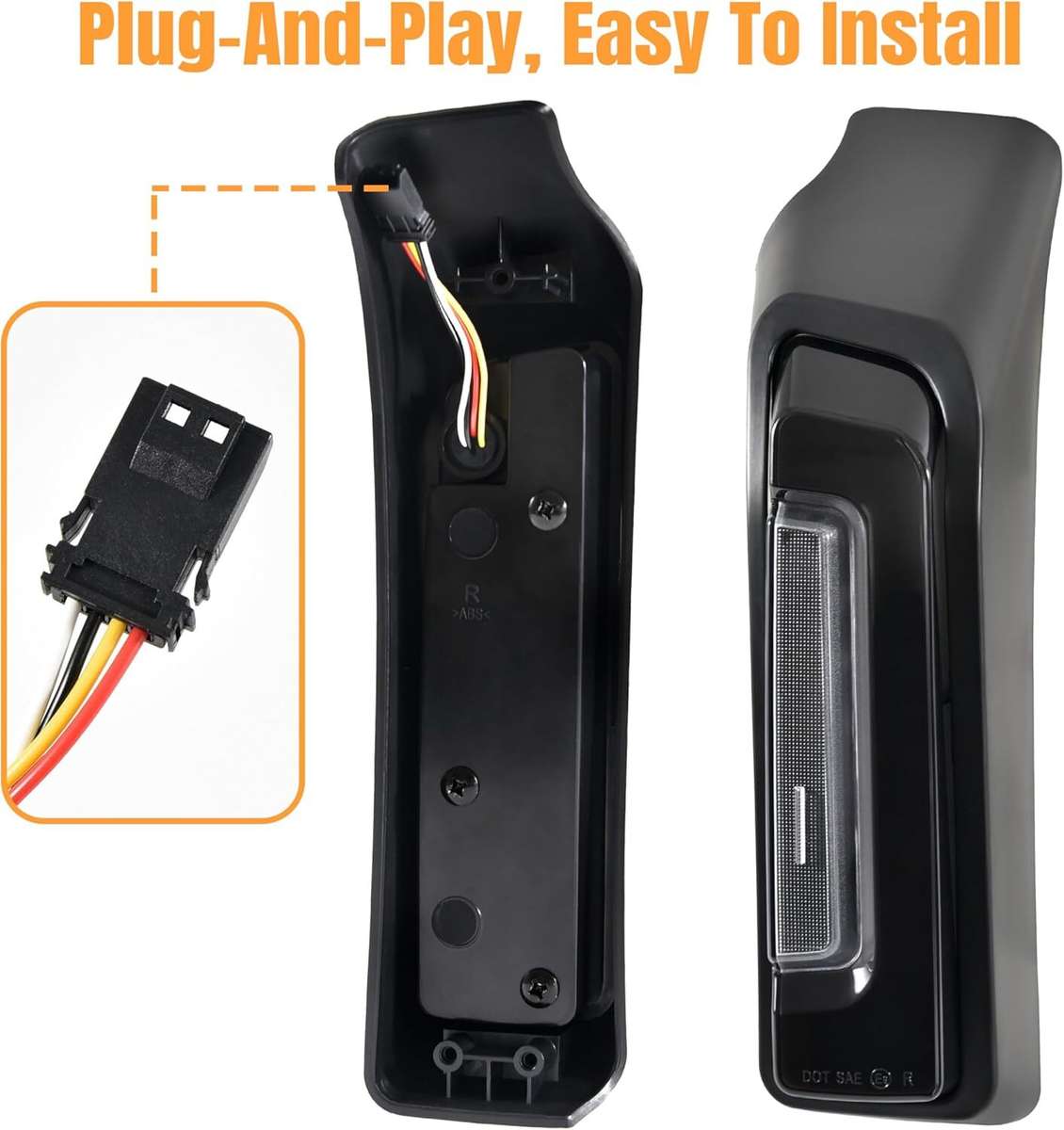 For Harley Street Glide/ Road Glide 2024 Rear Fender LED Saddlebag Side Light