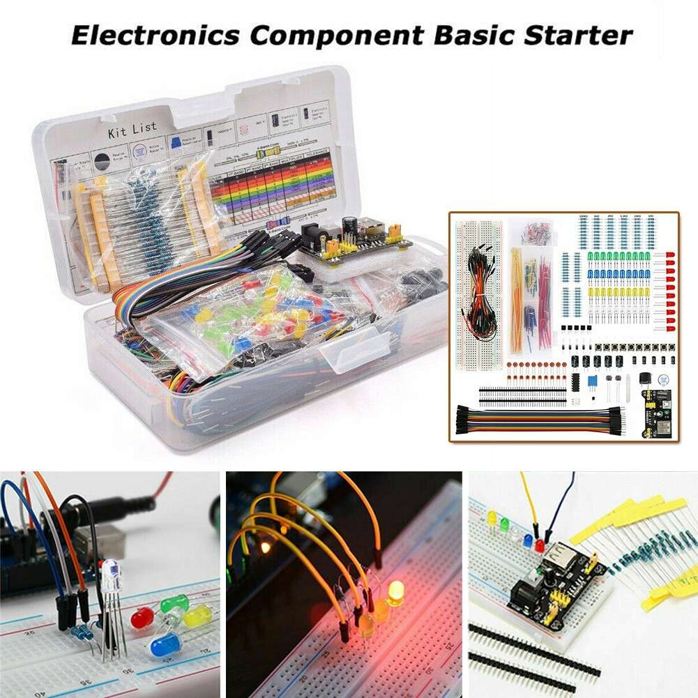 830 Breadboard Cable Resistor Electronics Component Starter-Kit Fits For