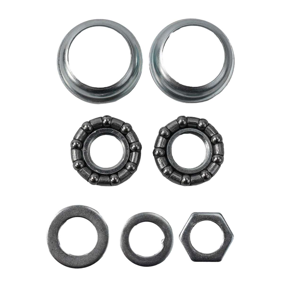 Bike Bicycle Bottom Bracket BB Cup Bearing Set For Large Shell 1 Piece Crank
