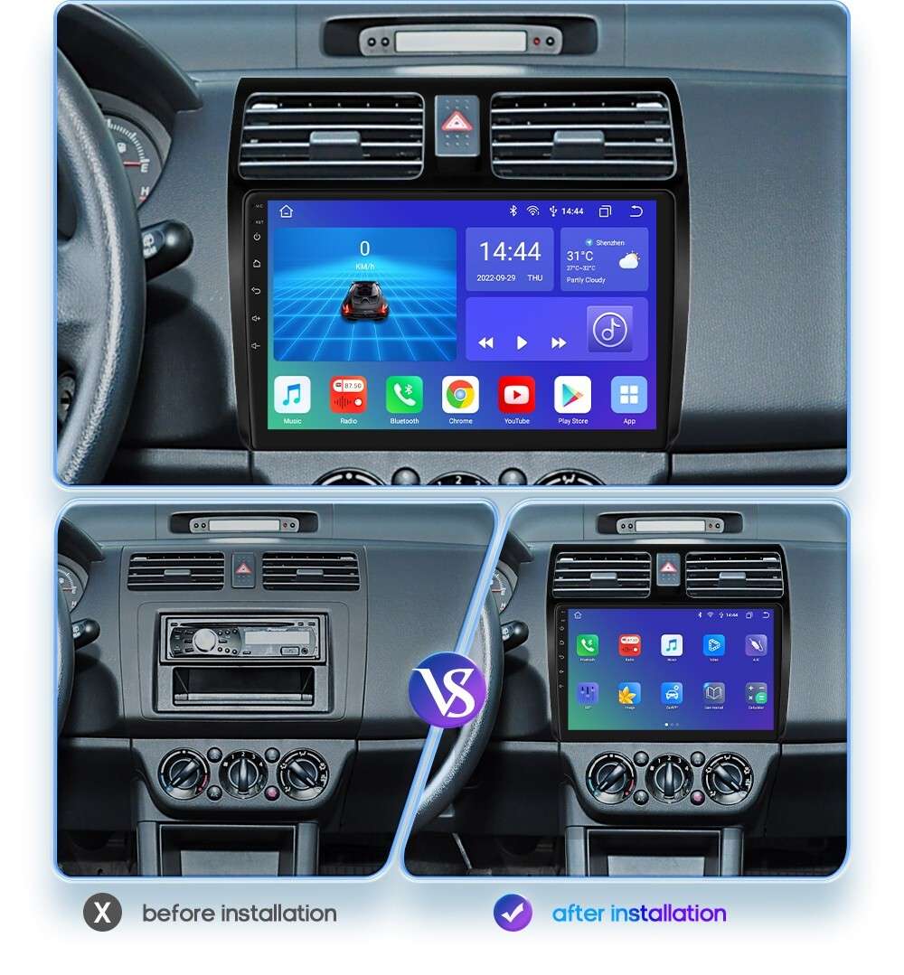 10.1" Car radio for Suzuki Swift 2005-2010 CarPlay GPS Navigation Android12 64GB