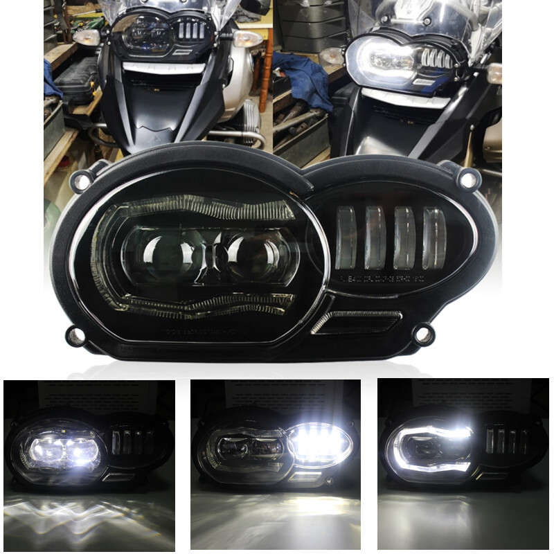 For R1200 GS 2005-2012 R1200GS Adventure 2006 2007-2013 LED Headlight DRL Hi/Lo