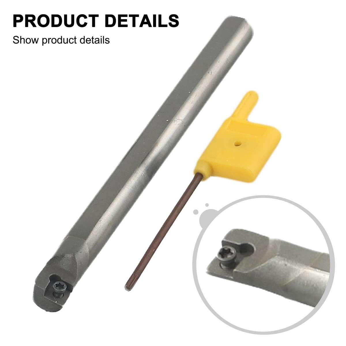 CCMT0602 C10K-SCLCR06 Solid Carbide Lathe Inner Turning Tool Boring Bar Part