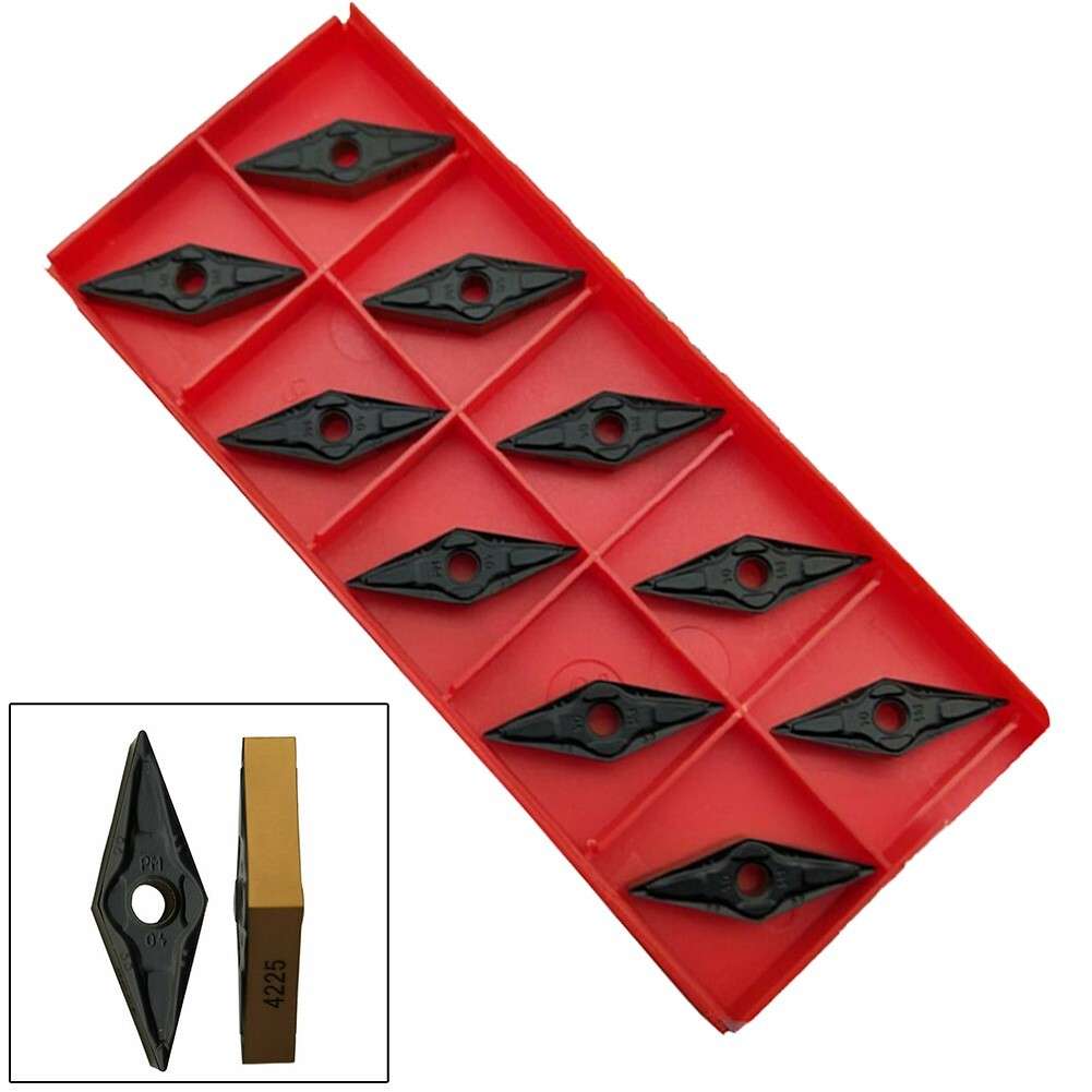10 Pcs Carbide Inserts VNMG160404-PM Grade 4225 Milling Cutter Accessories
