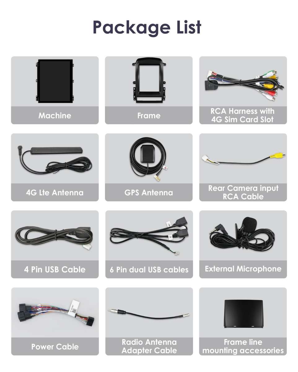 9.7" For Chevrolet Captiva 2006-2012 Android 13 Car Carplay GPS Stereo Radio DSP