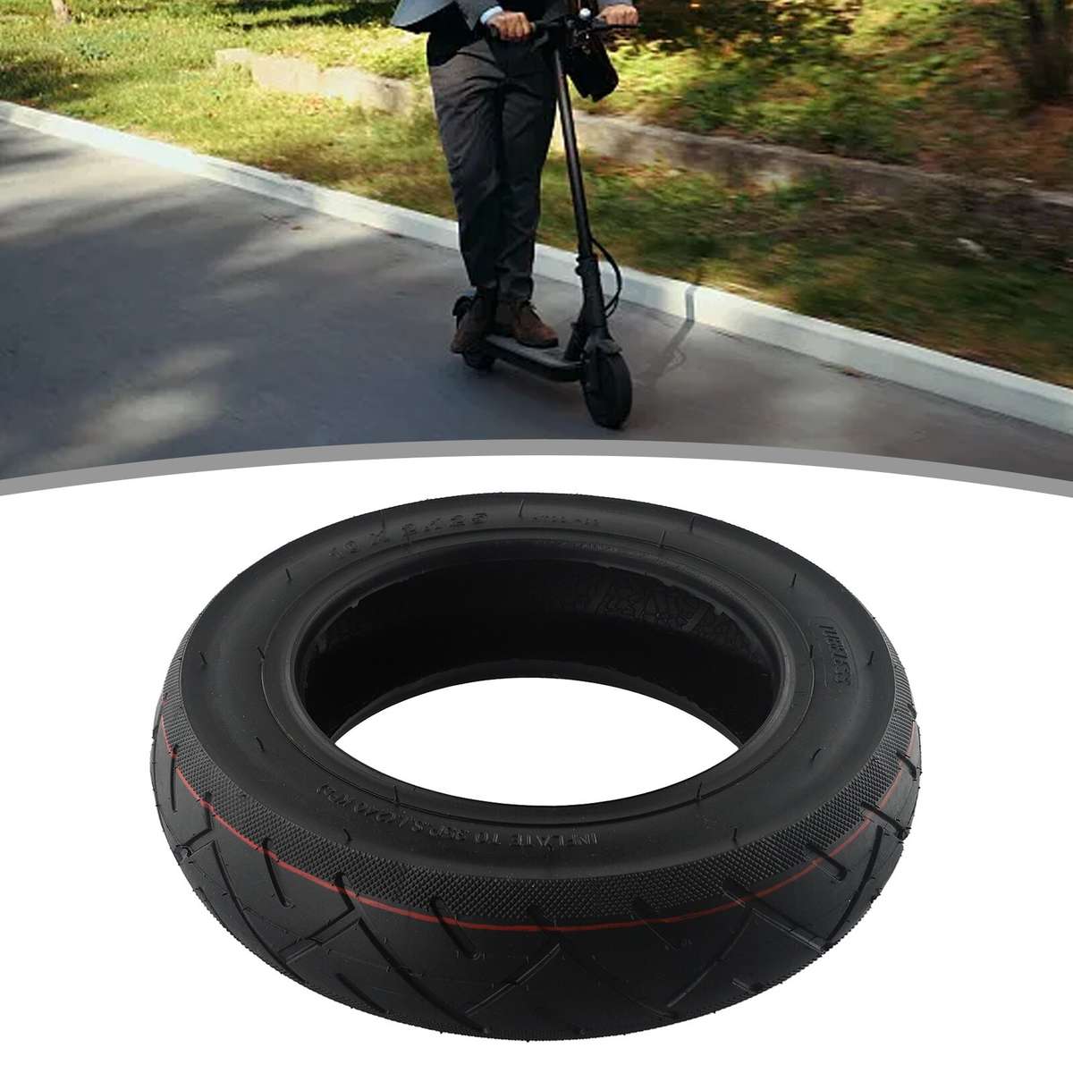 10 Inch Electric-Scooter Tubeless Tire 10X2.125 Front Rear Wheel Tyre
