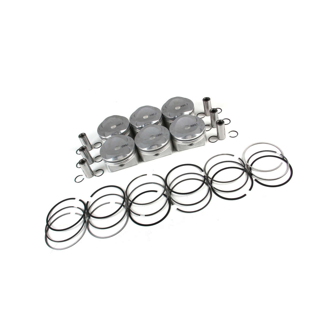 V6 3.2L Engine Piston & Ring Assembly Kit Fit For AUDI A4 A6 06E107065CK