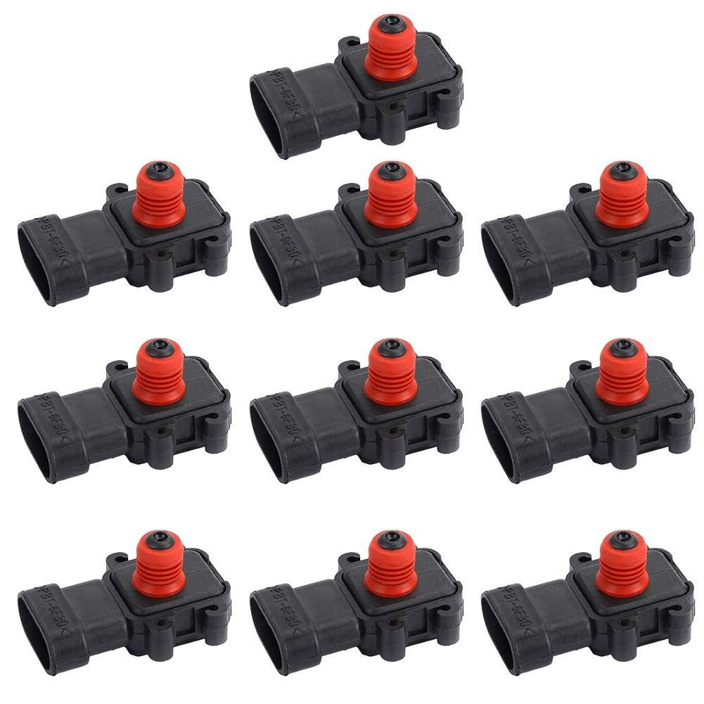 10Pcs Car Manifold Pressure MAP Sensor For Chevrolet 16249939 9359409 16187556