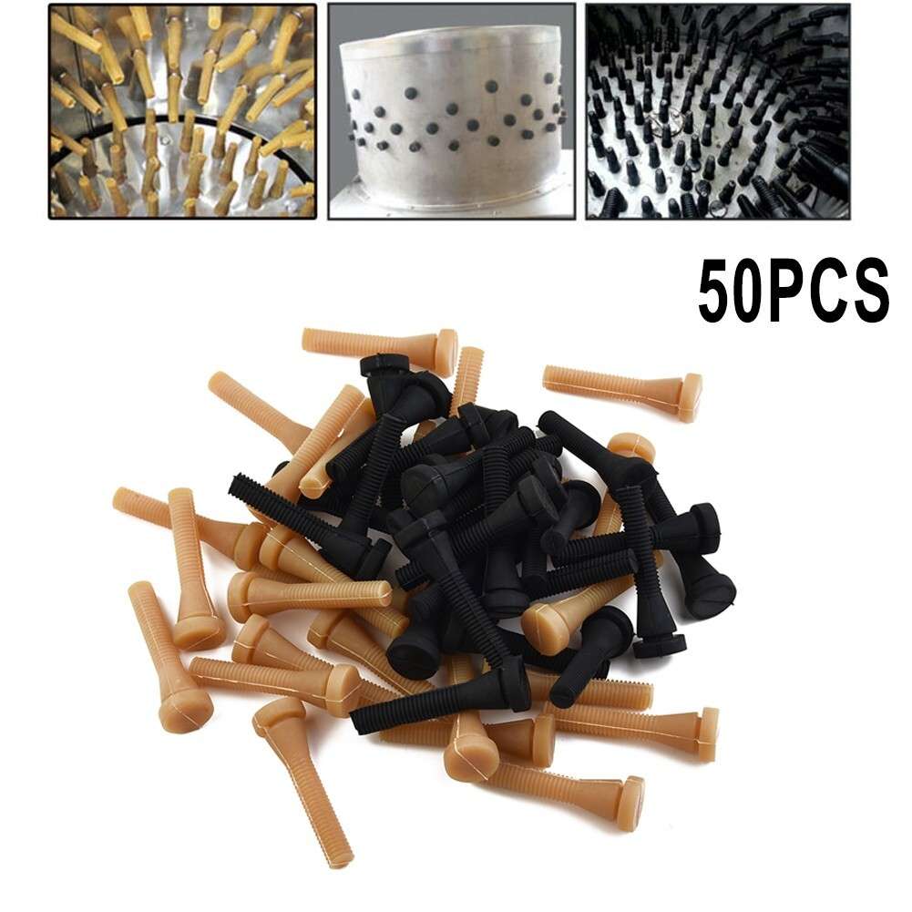 50Pcs Chicken Plucker Picker Poultry Fingers Duck Goose Hen Heavy Duty-Plucking