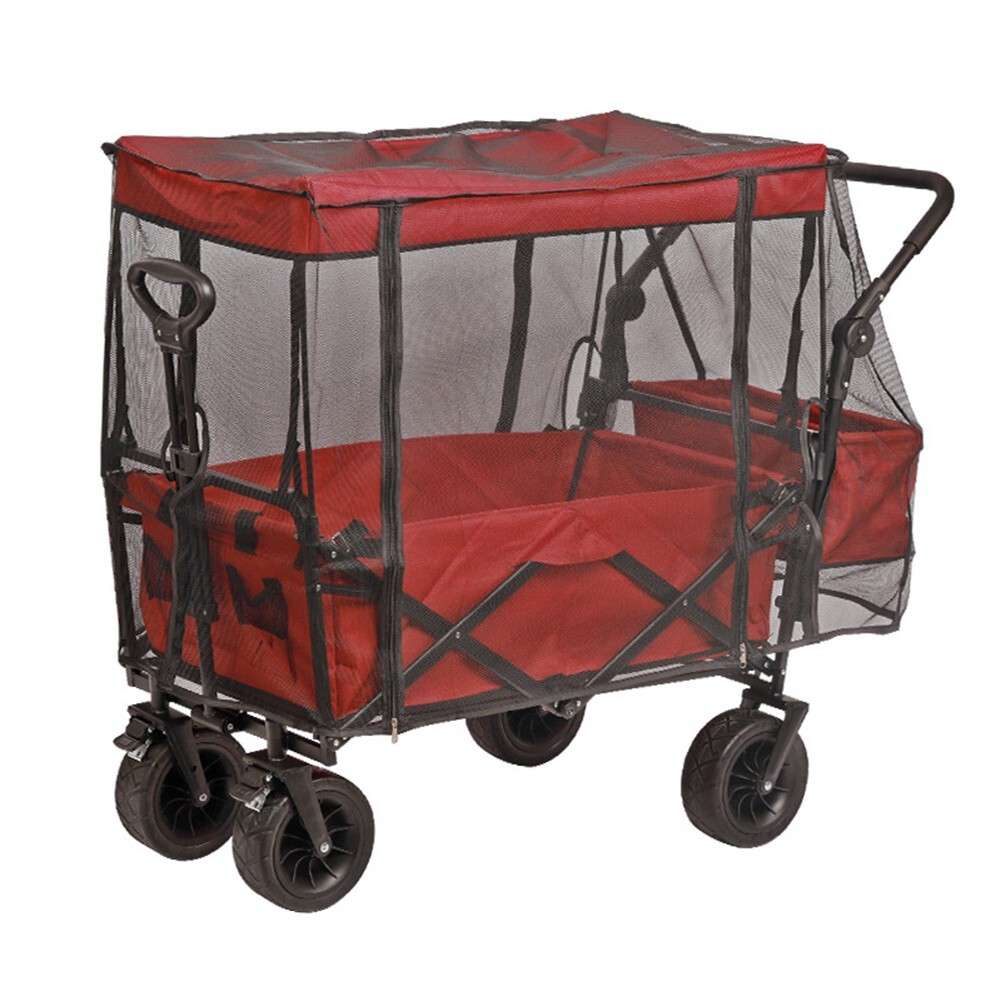 Easy To Install Bug Mesh Netting Perfect For Beach Folding Stroller Wagon Cart