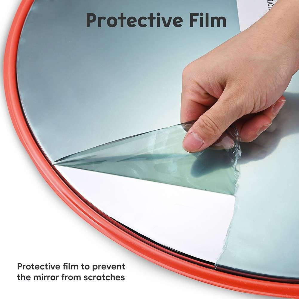 Traffic Convex PC Mirror Wide Angle Blind Spot Corner Road Parking Safety 18"