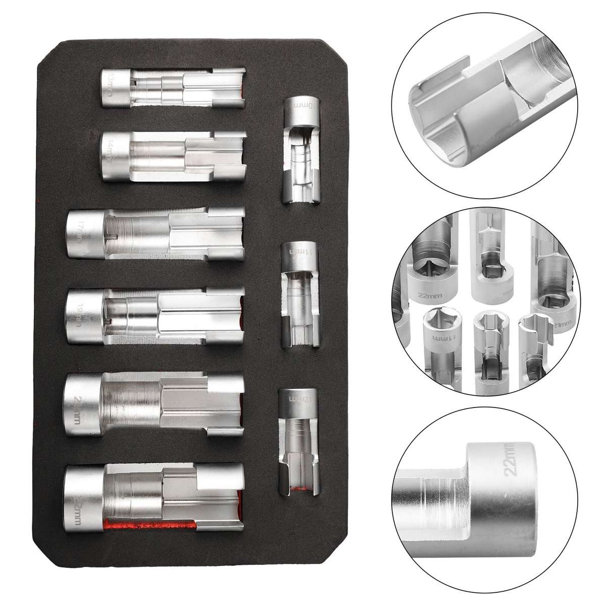 10-22mm Special Socket Set For Coolant Sensors And Wired Temperature Sensors