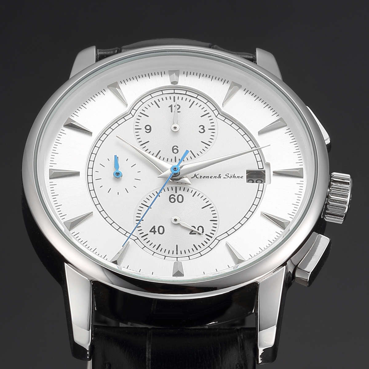 KRONEN & SOHNE Luxury Chronograph Racer Automatic Watch BRAND NEW