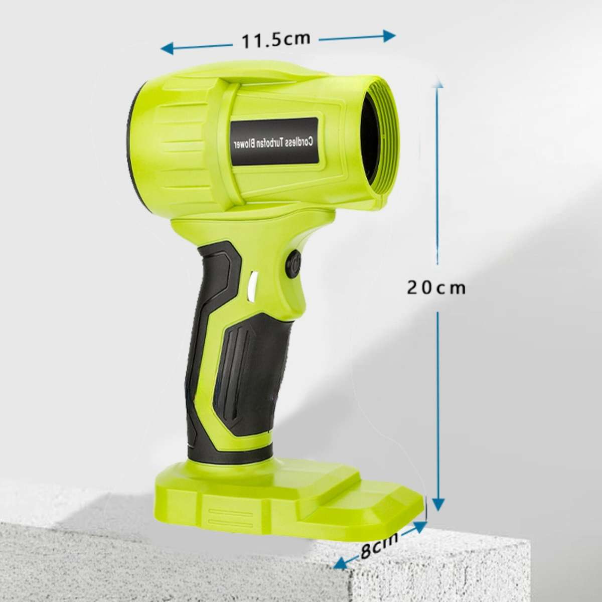 350W Cordless Handheld Leaf Blower For Ryobi 18V Violent Blower Mini Jet Fan