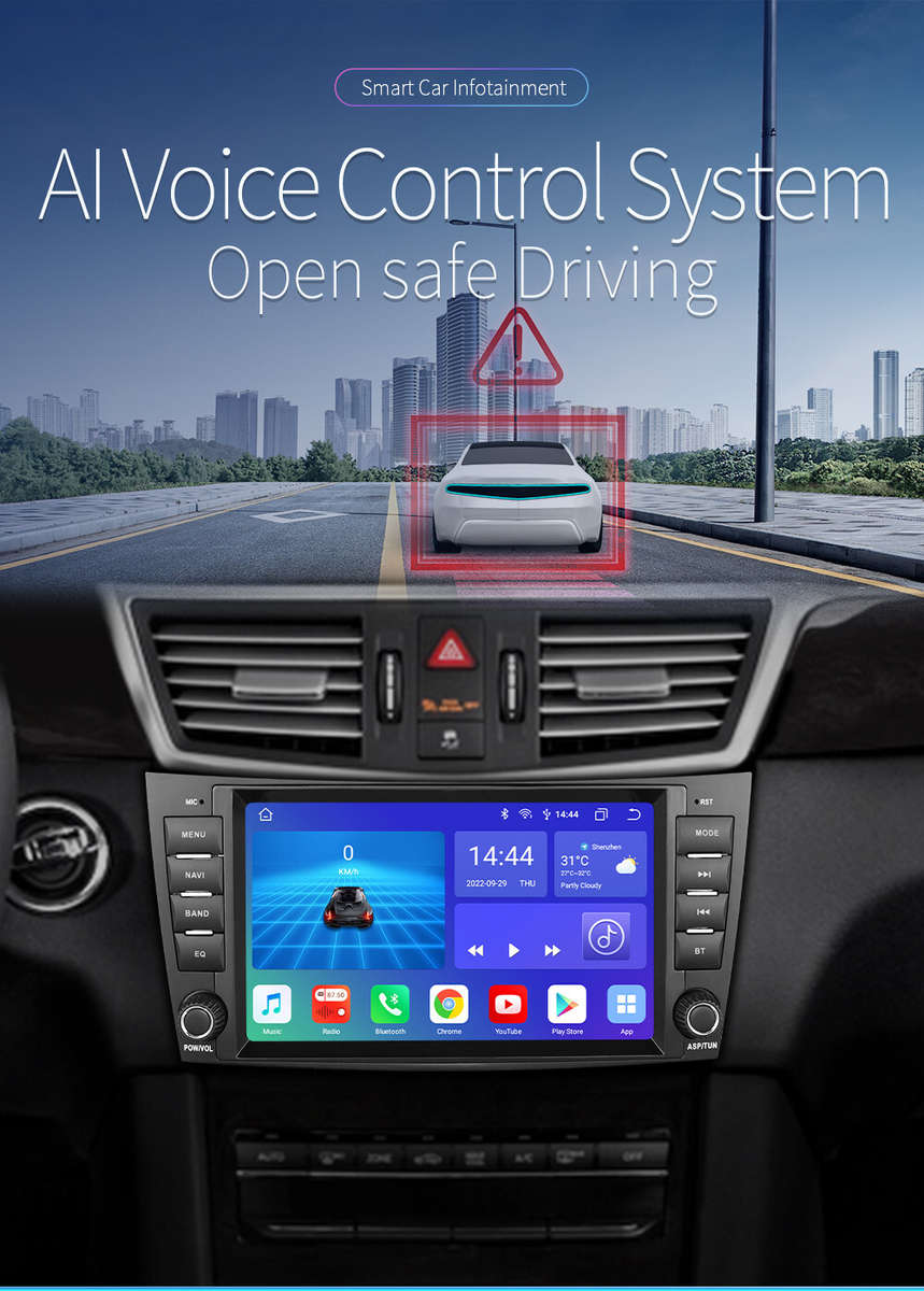6+64GB Android 8CORE For Mercedes-Benz E Class W211 CLS-W219 GPS Stereo CarPlay