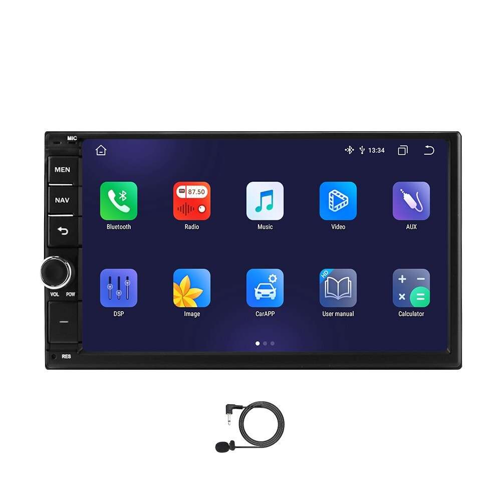 7" Android 12 IPS Car Radio Stereo Double 2DIN CarPlay GPS Navigation WiFi 6+64G