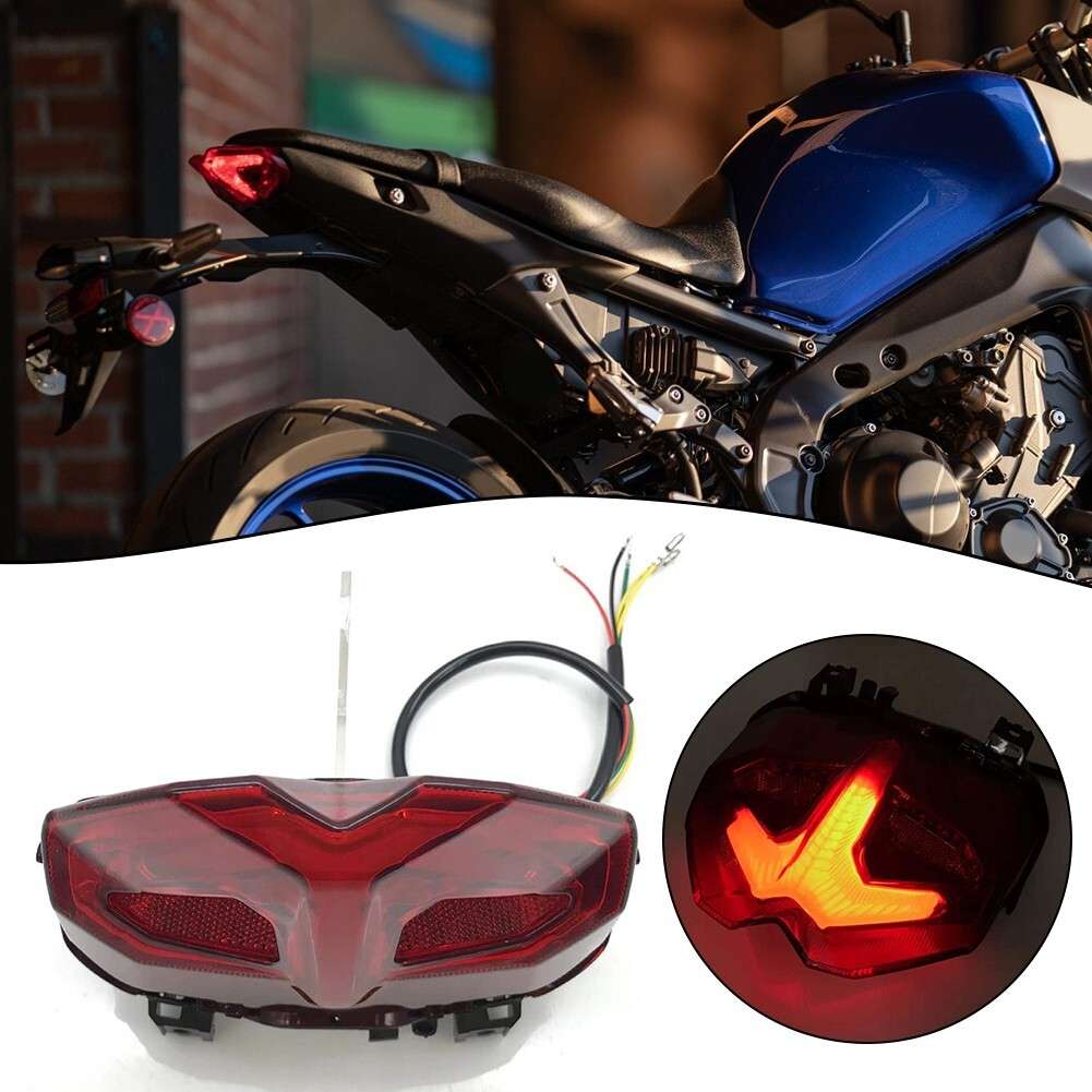 for YTR MT09 2021+ Integrated LED Tail Light Brake Turn Signal