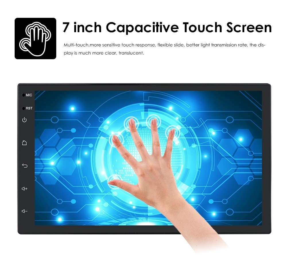 7" Double 2 Din Android Car Stereo Radio MP5 Player GPS Navigation FM RDS 32GB