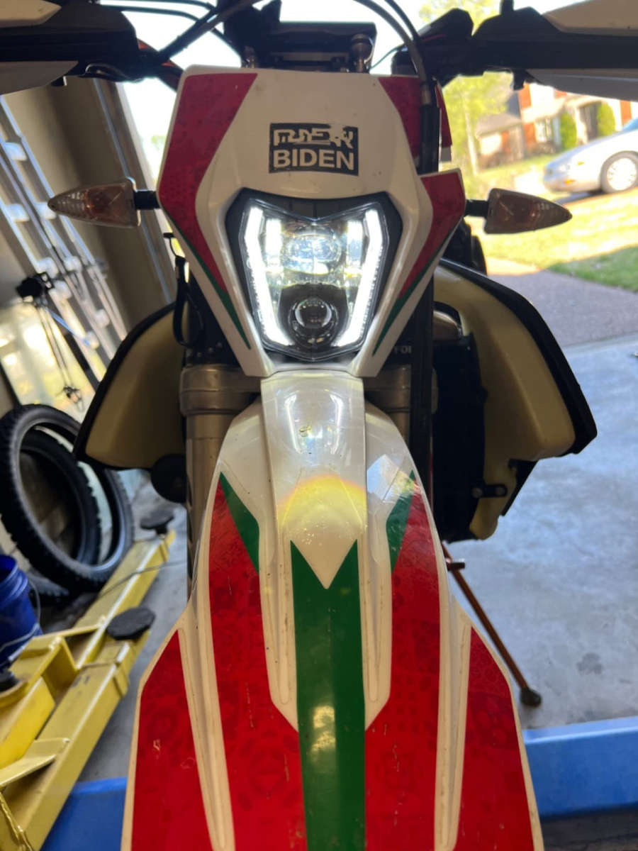 LED Headlight Hi/Low Beam For KTM 200 250 300 450 500 XCW 350 EXC-F XCF-W