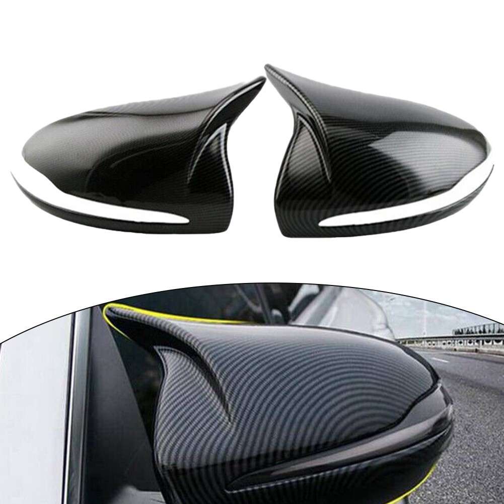 Carbon Fiber Side Rearview Mirror Cover Cap For Mercedes For Benz C E S GLB