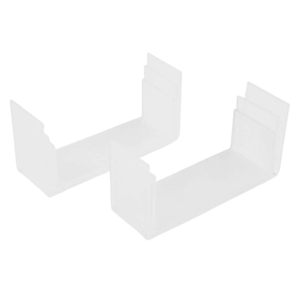 6pcs Acrylic Display Risers, Clear Rectangle Stands Shelf For Display