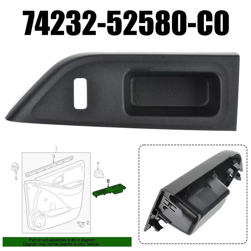 ABS Front Left Door Switch Panel For Toyota For Yaris 2012-14 Vehicles