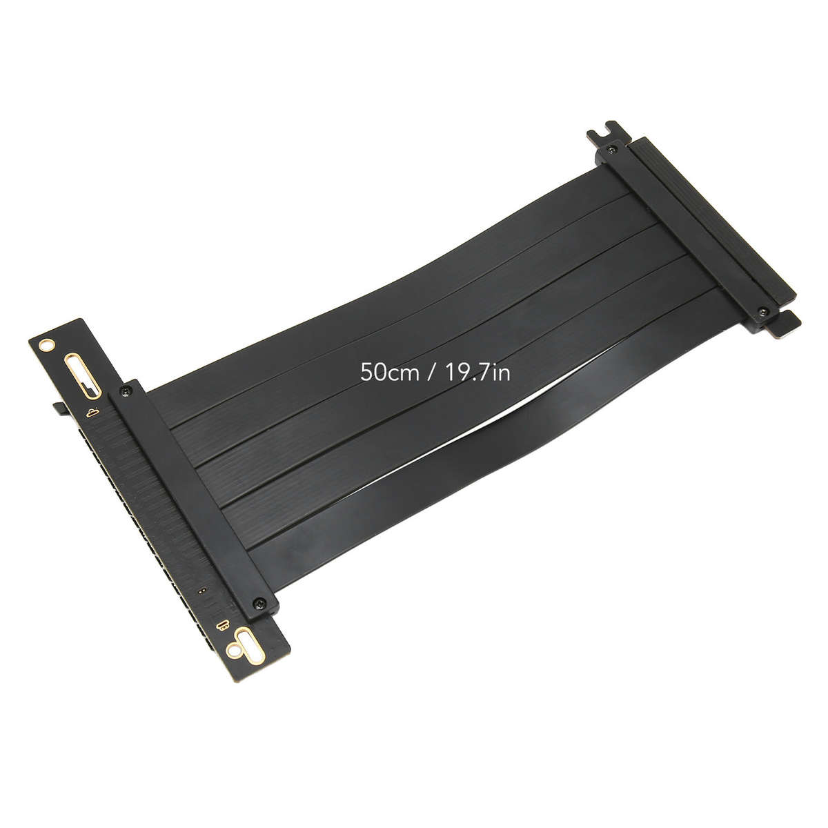 50cm/19.7in PCIE 4.0 X16 Extender Riser Cable Plug And Play High Speed PCIE New