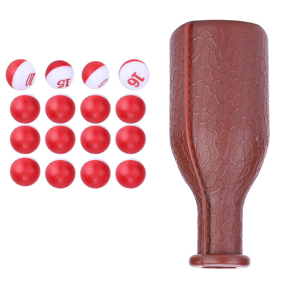 Billiard Shaker Bottle And 16 Numbered Tally Balls Pool Dice Billiards CW
