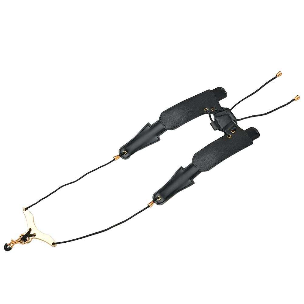 Saxophone Strap Leather Adjustable Shoulder Strap For Tenor Alto Sax-Accessorie