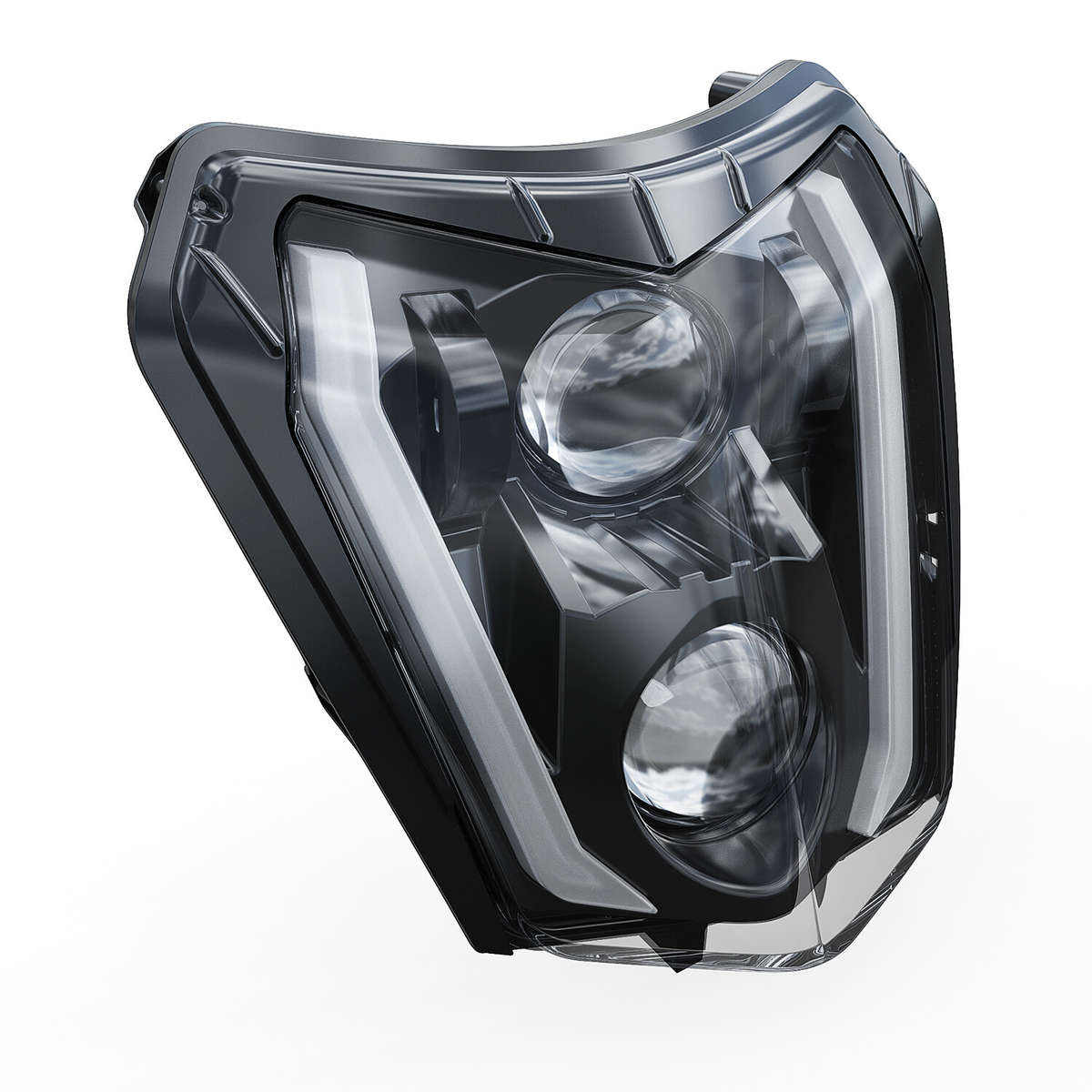 LED Headlight H/L beam DRL For KTM EXC XCW SX 125 250 350 450 500 SMC-R 690